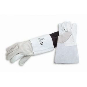 Gants protection thermique FLEUR et CROUTE SOUDEUR Manchette 15cm 2